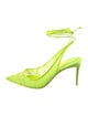 Christian Louboutin Lace Slingback Pumps