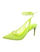 Christian Louboutin Lace Slingback Pumps
