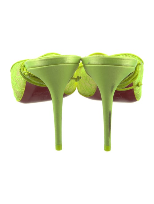 Christian Louboutin Lace Slingback Pumps