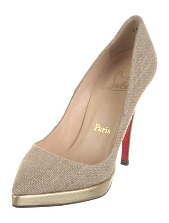 Christian Louboutin Canvas Pumps