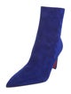 Christian Louboutin Suede Sock Boots