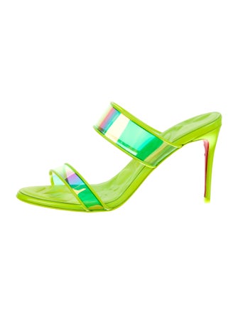 Christian Louboutin Patent Leather Slides