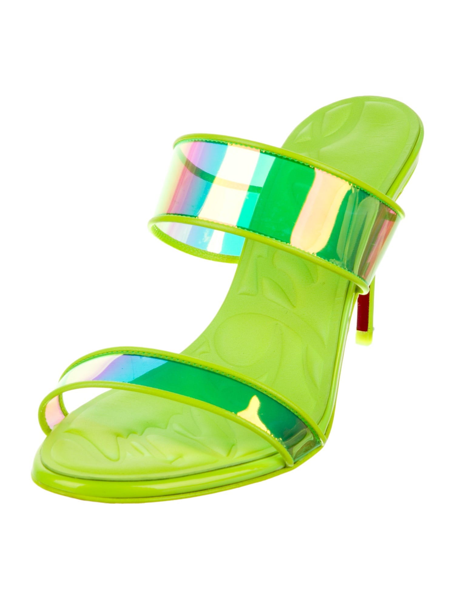 Christian Louboutin Patent Leather Slides