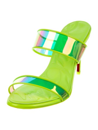 Christian Louboutin Patent Leather Slides