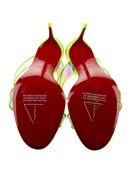 Christian Louboutin PVC Slides