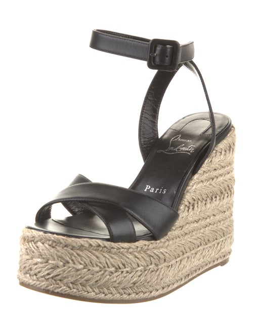 Christian Louboutin Leather Espadrilles