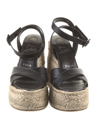 Christian Louboutin Leather Espadrilles
