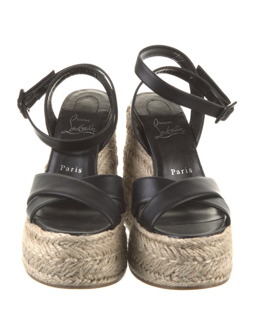 Christian Louboutin Leather Espadrilles