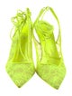 Christian Louboutin Lace Slingback Pumps