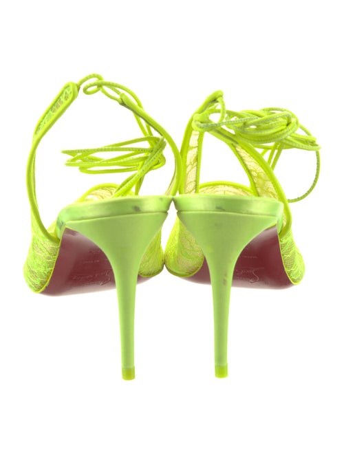 Christian Louboutin Lace Slingback Pumps