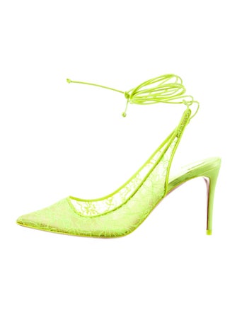 Christian Louboutin Lace Lace Pattern Mules