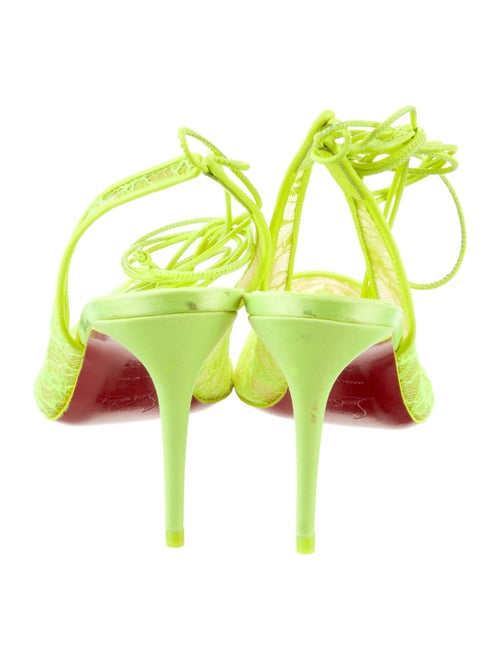 Christian Louboutin Lace Lace Pattern Mules