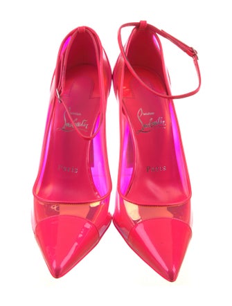 Christian Louboutin PVC Studded Accents Pumps