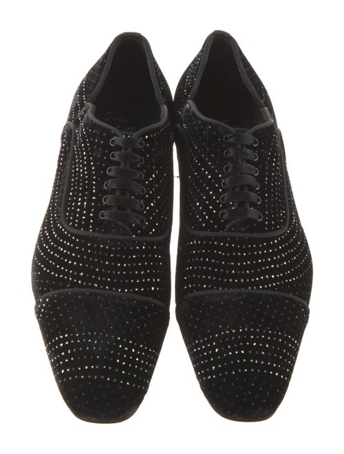 Christian Louboutin Velvet Printed Slippers