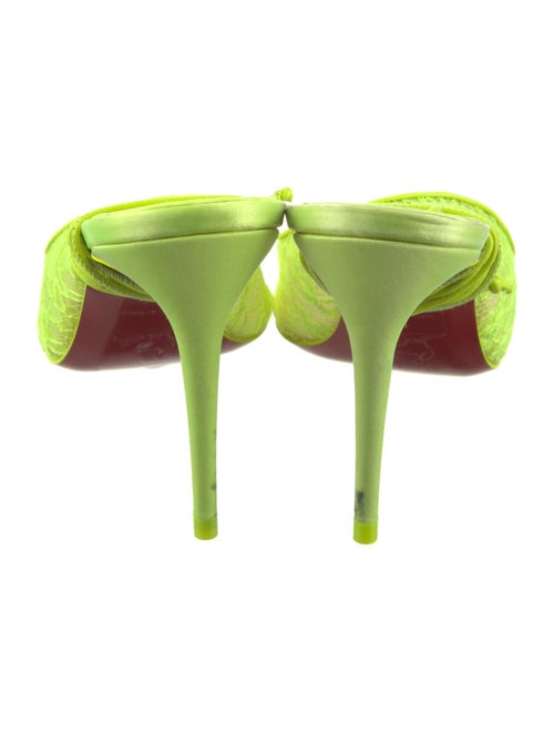 Christian Louboutin Lace Slingback Pumps