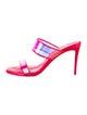 Christian Louboutin PVC Slides