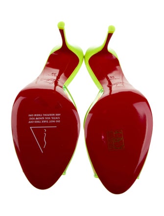 Christian Louboutin Patent Leather Slides