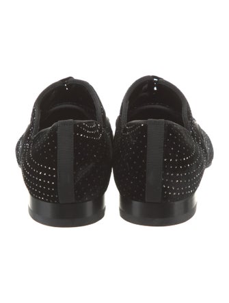 Christian Louboutin Velvet Printed Slippers