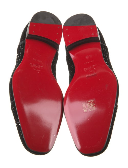 Christian Louboutin Velvet Printed Slippers