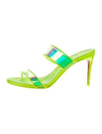 Christian Louboutin Patent Leather Slides