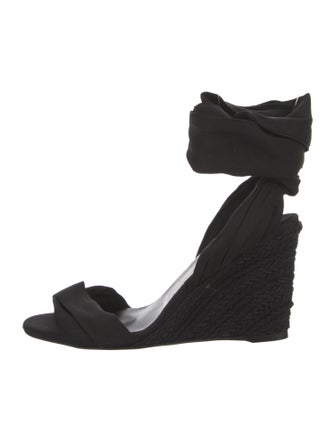 Christian Louboutin Canvas Braided Accents Espadrilles