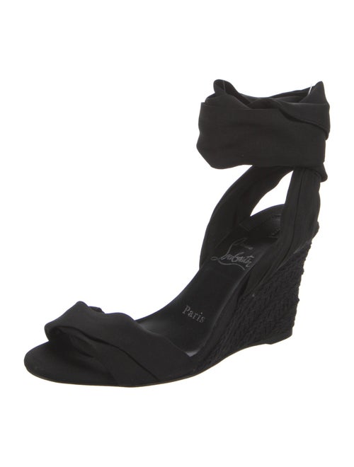 Christian Louboutin Canvas Braided Accents Espadrilles