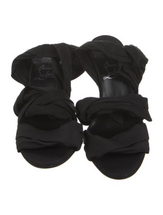 Christian Louboutin Canvas Braided Accents Espadrilles