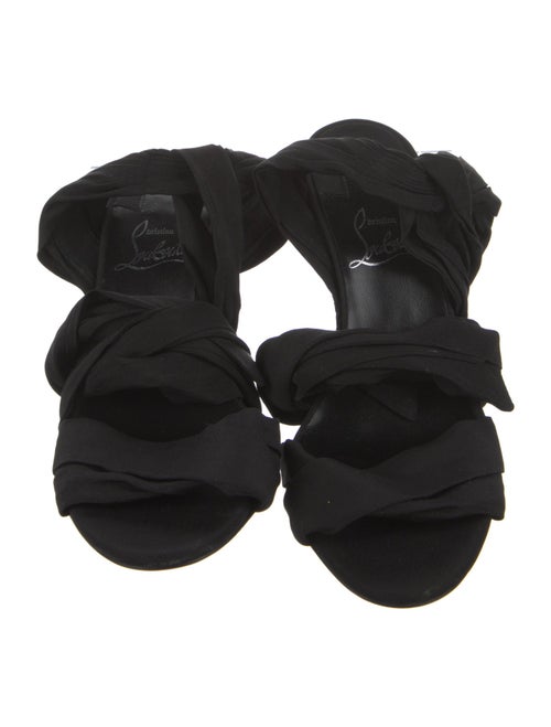 Christian Louboutin Canvas Braided Accents Espadrilles