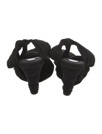 Christian Louboutin Canvas Braided Accents Espadrilles