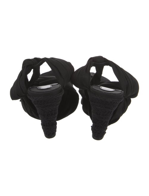 Christian Louboutin Canvas Braided Accents Espadrilles