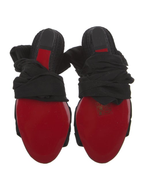 Christian Louboutin Canvas Braided Accents Espadrilles