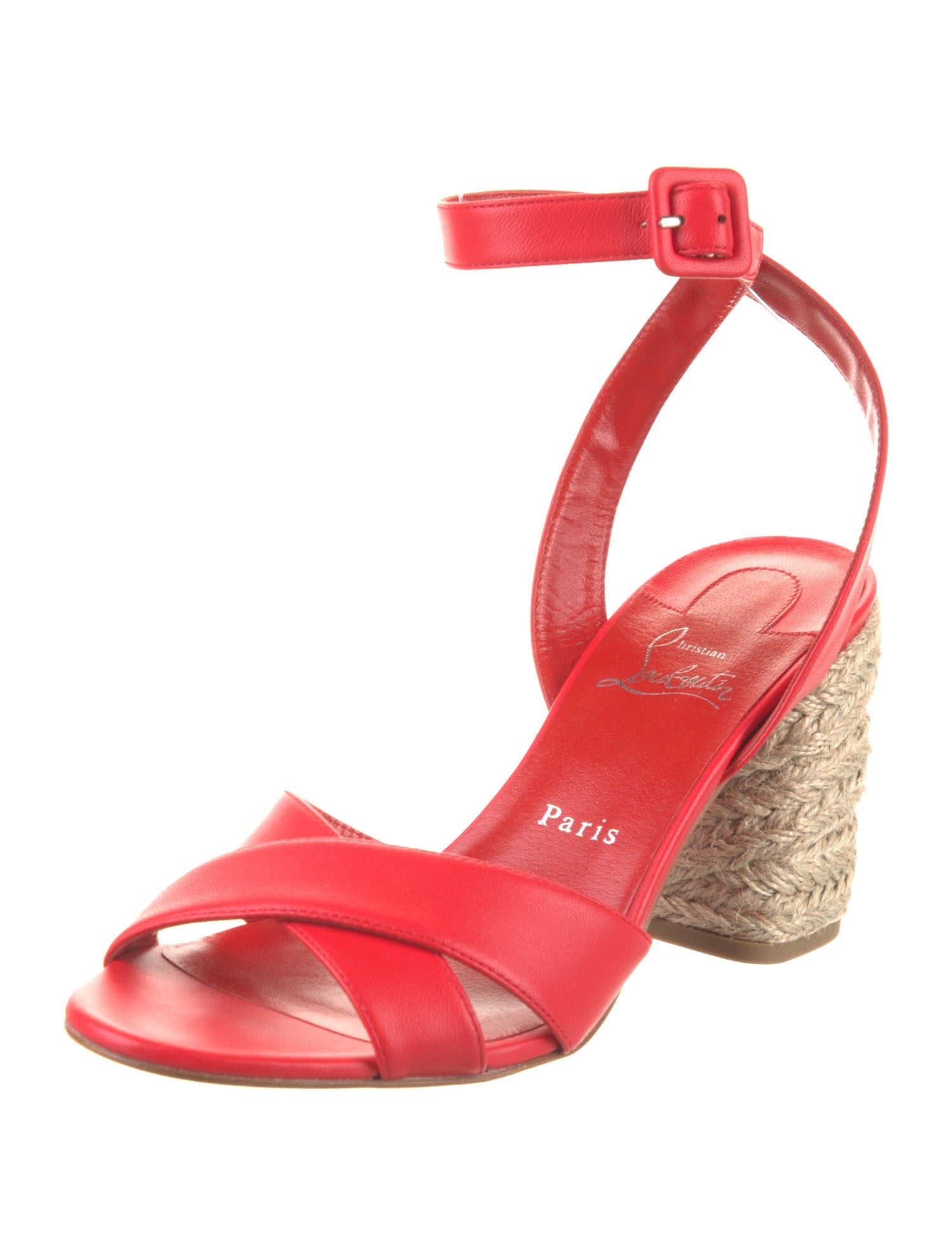 Christian Louboutin Leather Espadrilles