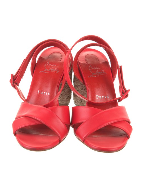 Christian Louboutin Leather Espadrilles