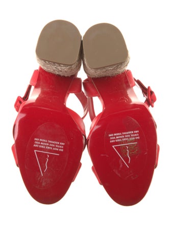 Christian Louboutin Leather Espadrilles