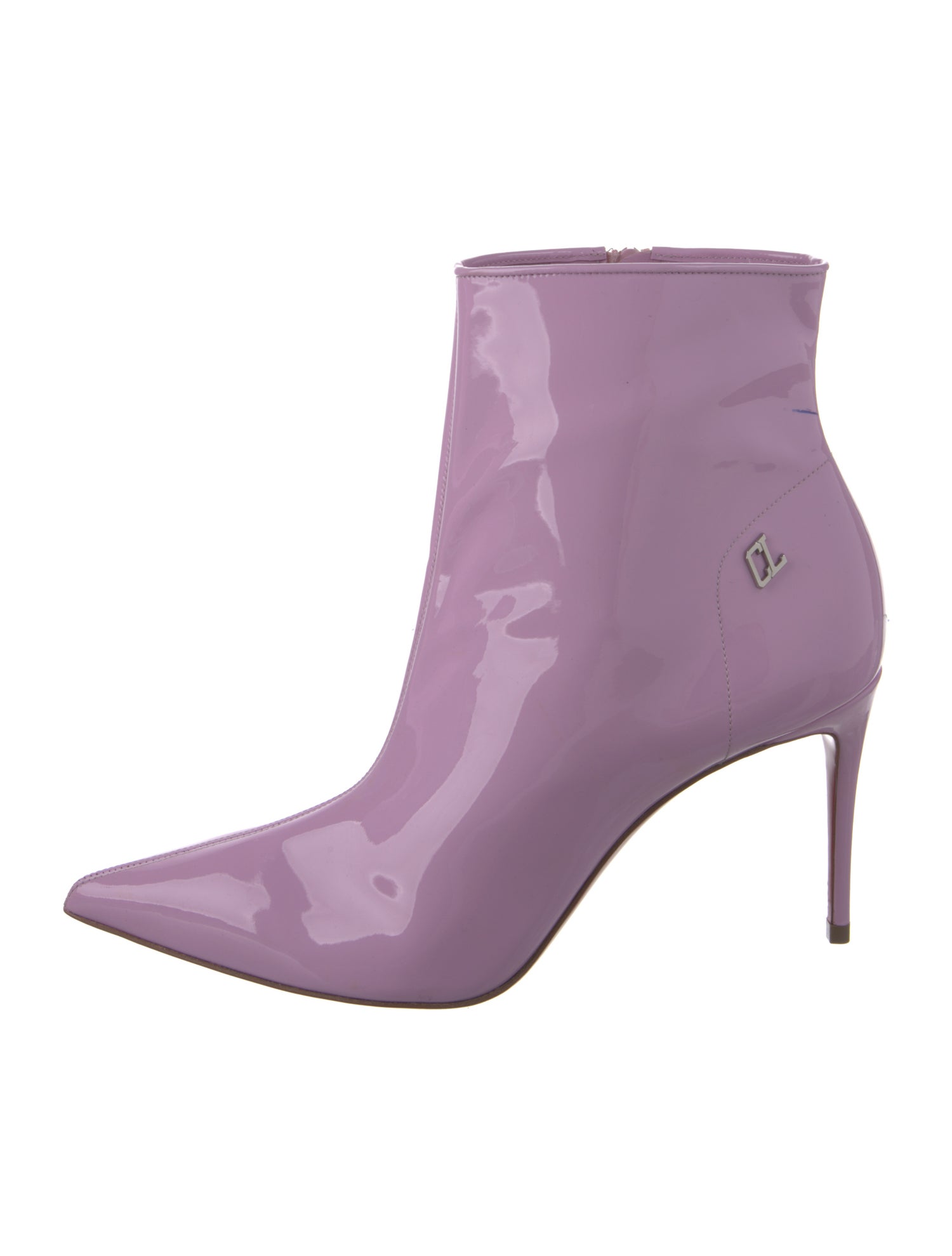 Christian Louboutin Patent Leather Sock Boots