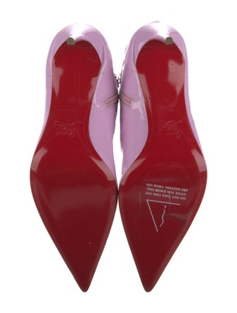 Christian Louboutin Patent Leather Sock Boots