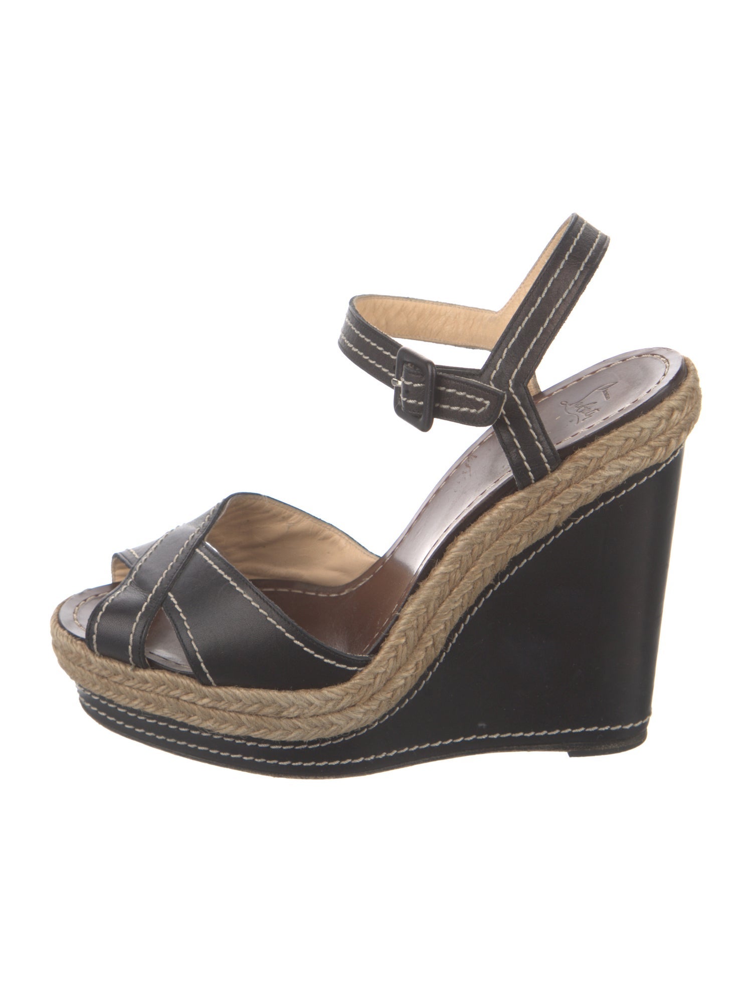 Christian Louboutin Leather Espadrilles