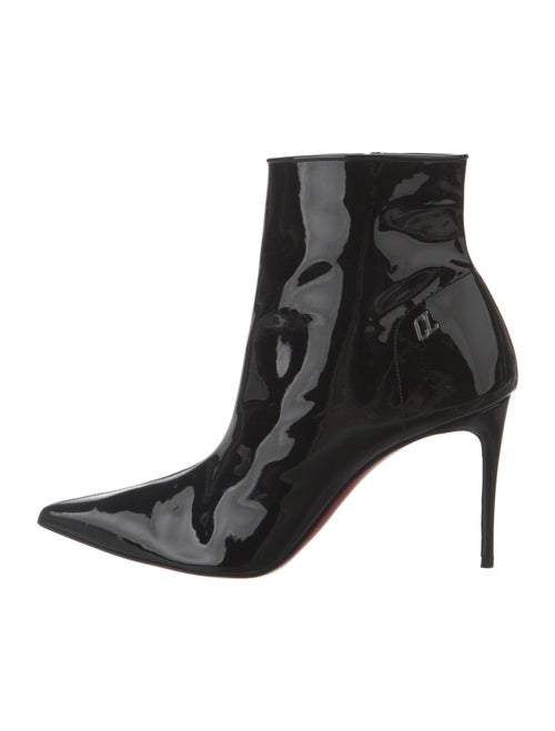 Christian Louboutin Patent Leather Sock Boots