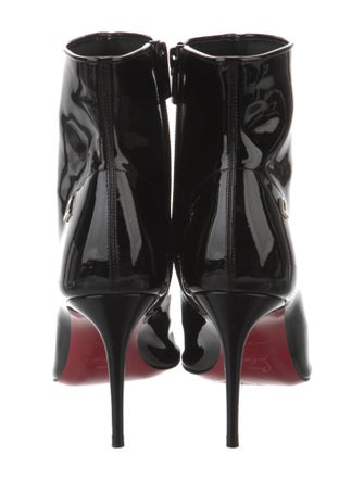Christian Louboutin Patent Leather Sock Boots