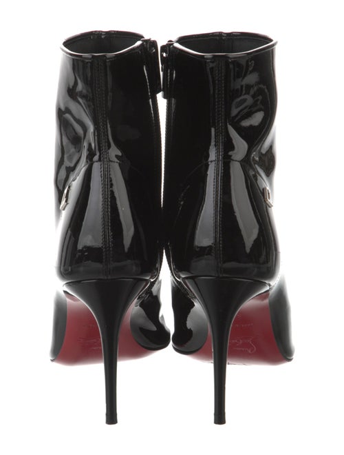 Christian Louboutin Patent Leather Sock Boots