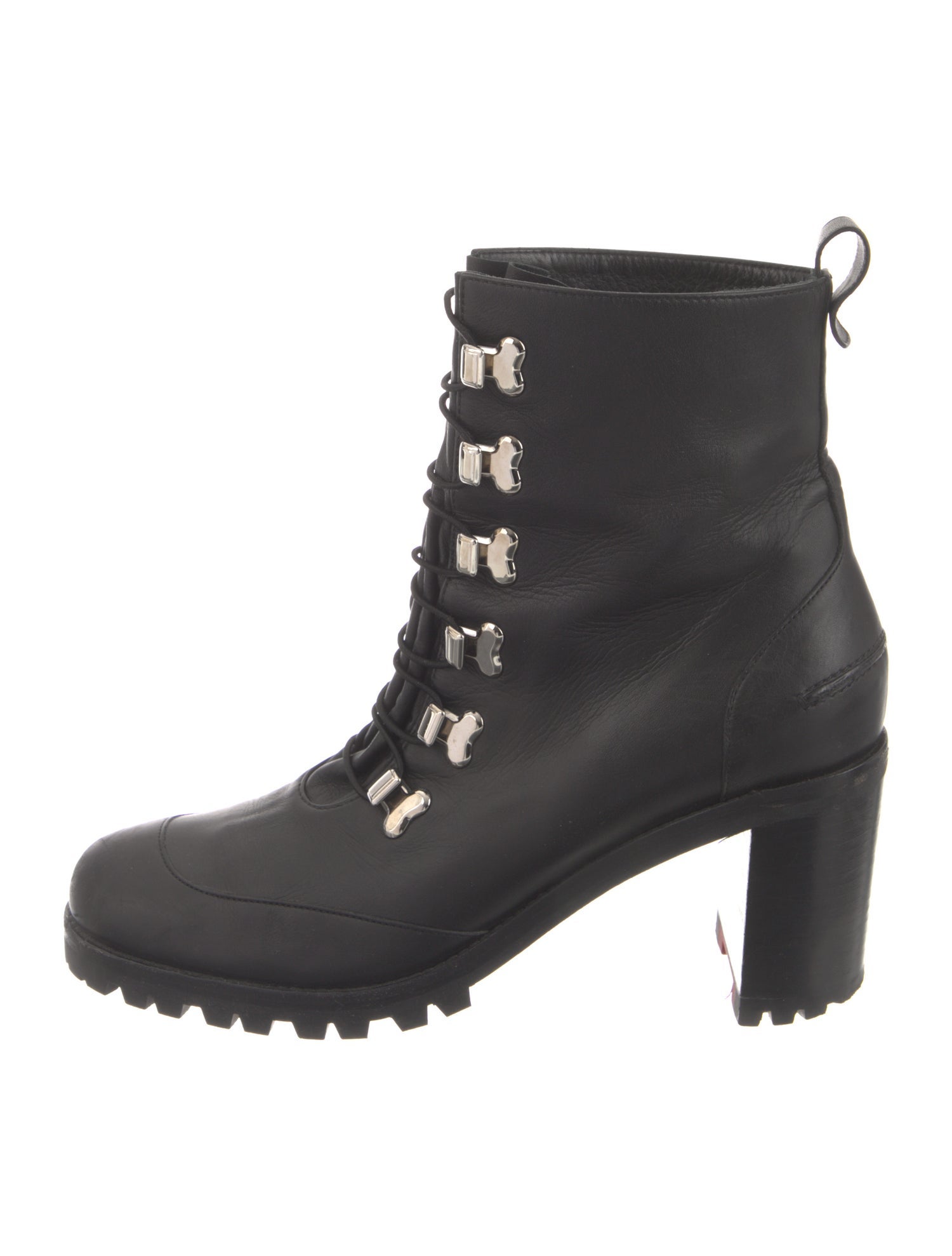 Christian Louboutin Leather Combat Boots