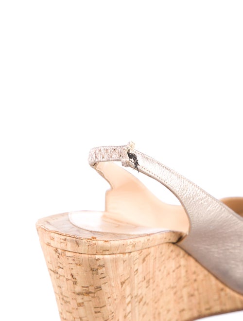 Christian Louboutin Leather Slingback Sandals
