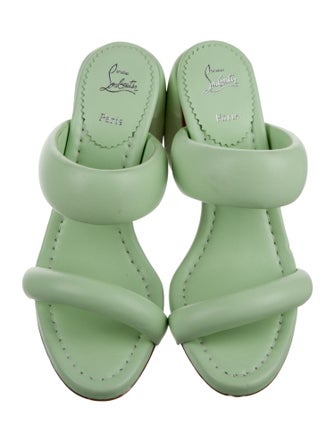 Christian Louboutin Leather Slides