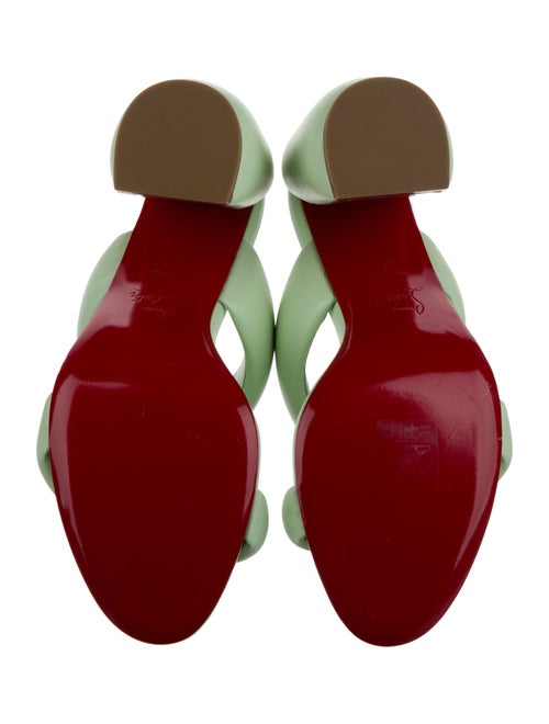 Christian Louboutin Leather Slides
