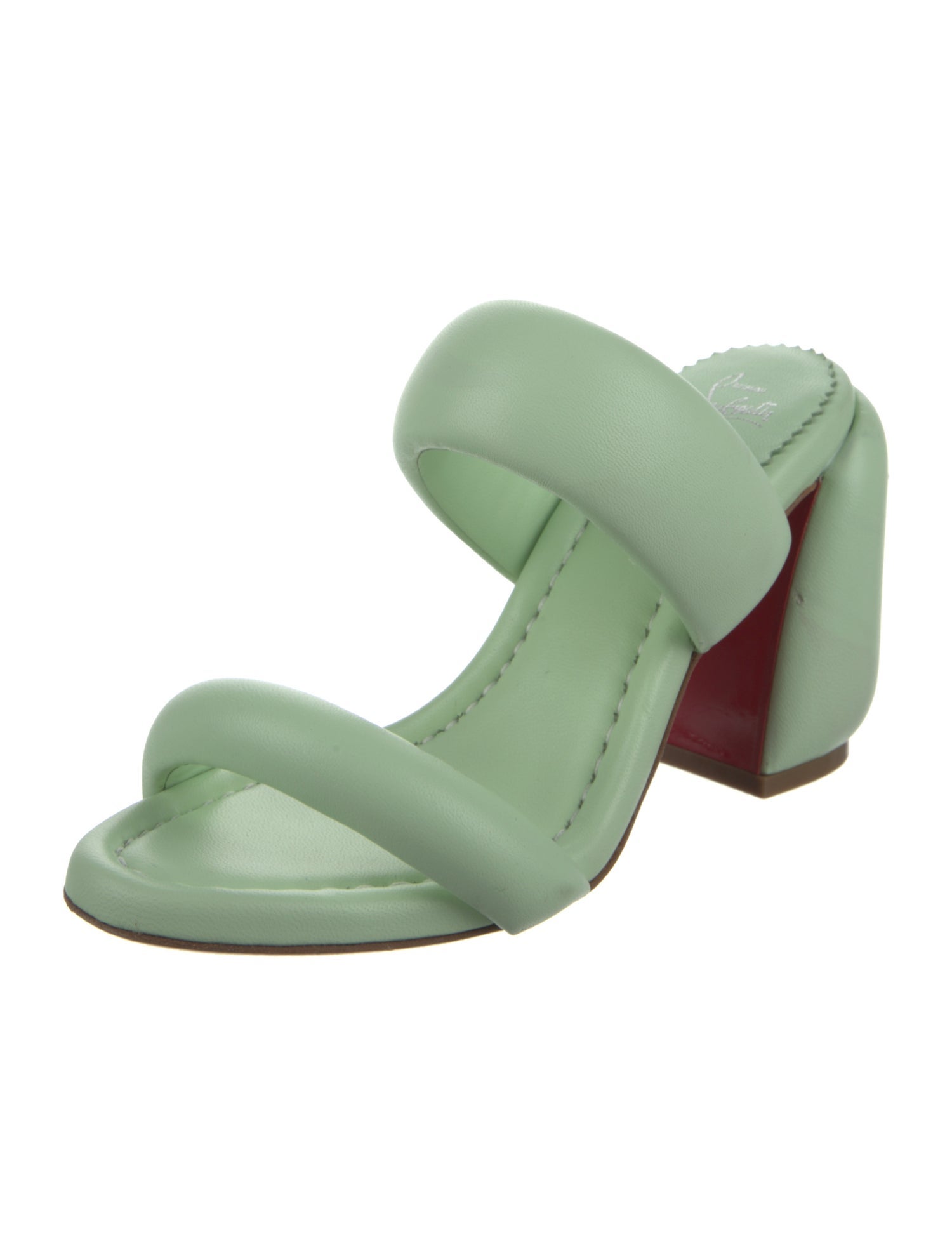 Christian Louboutin Leather Slides