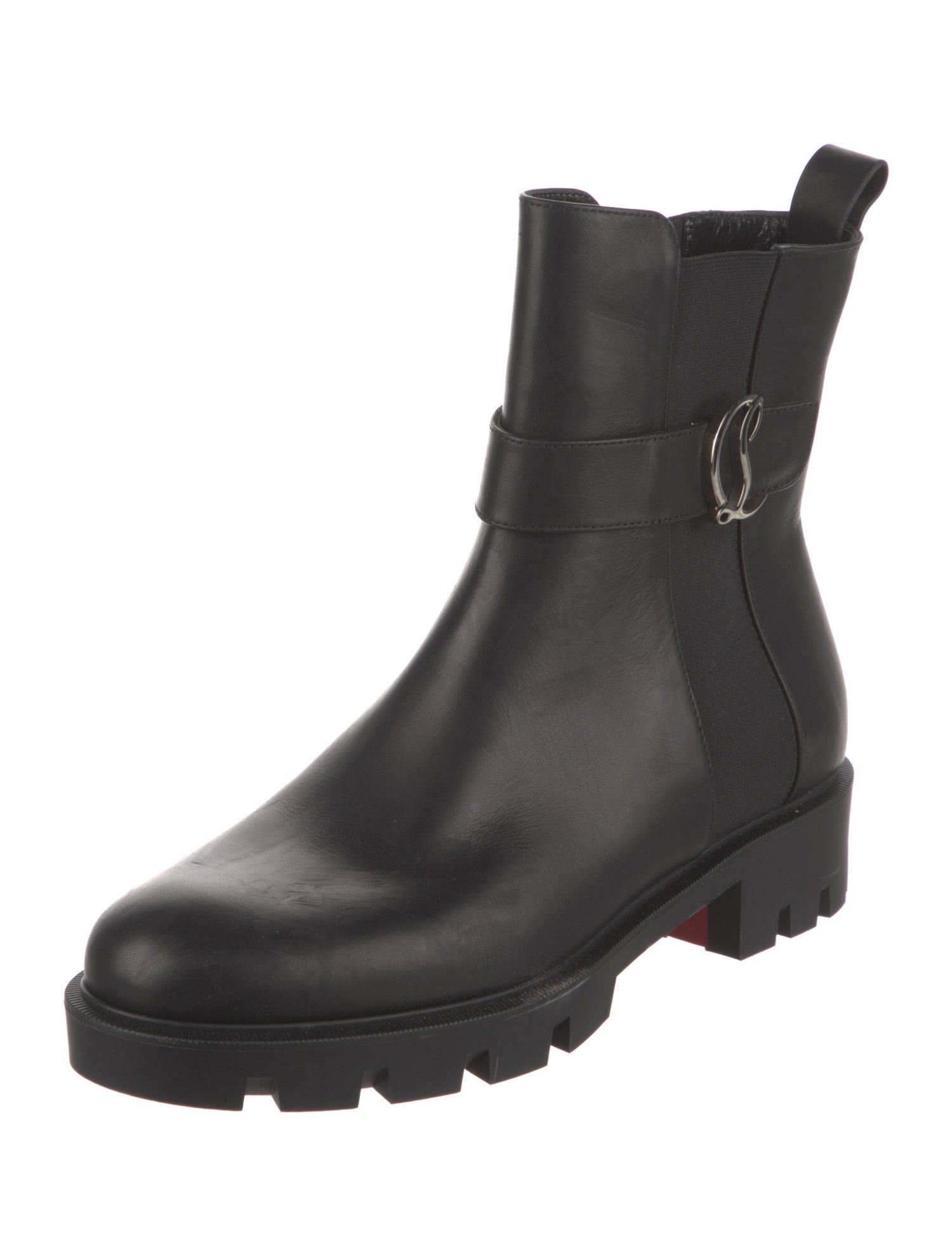 Christian Louboutin Leather Chelsea Boots