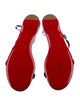 Christian Louboutin Patent Leather T-Strap Sandals