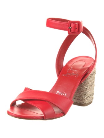 Christian Louboutin Leather Espadrilles