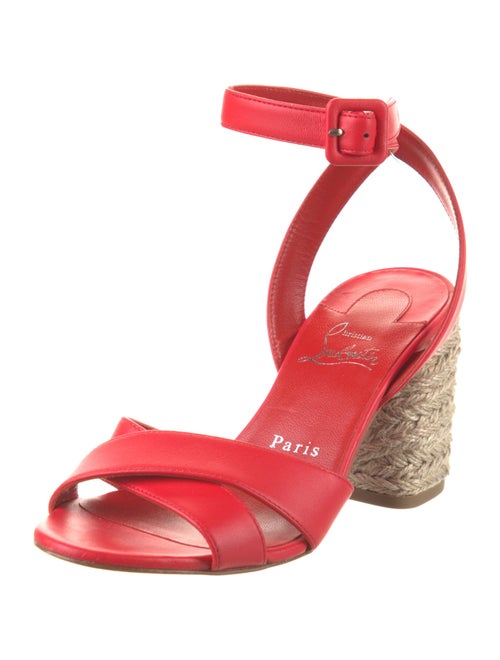 Christian Louboutin Leather Espadrilles