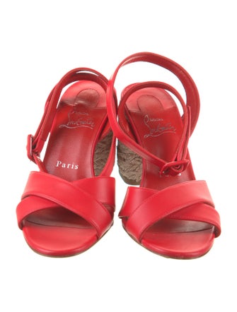 Christian Louboutin Leather Espadrilles